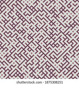 Abstract Geometric Pattern generative computational art illustration