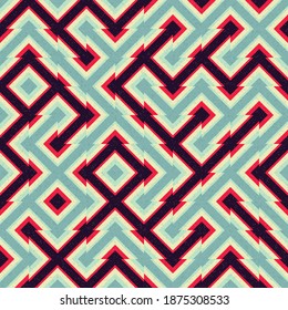 Abstract Geometric Pattern generative computational art illustration