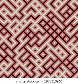 Abstract Geometric Pattern generative computational art illustration