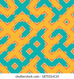 Abstract Geometric Pattern generative computational art illustration