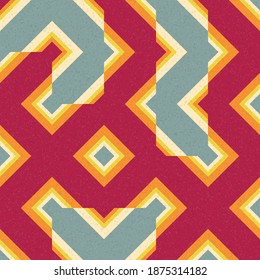 Abstract Geometric Pattern generative computational art illustration