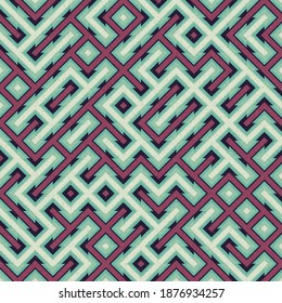 Abstract Geometric Pattern generative computational art illustration