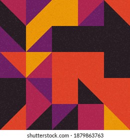 Abstract Geometric Pattern generative computational art illustration