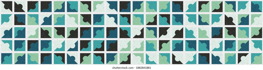 Abstract Geometric Pattern generative computational art illustration