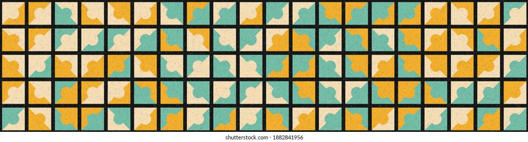 Abstract Geometric Pattern generative computational art illustration