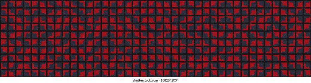 Abstract Geometric Pattern generative computational art illustration