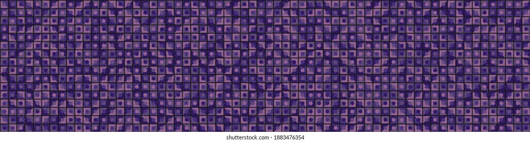Abstract Geometric Pattern generative computational art illustration