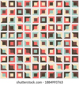 Abstract Geometric Pattern generative computational art illustration