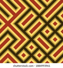 Abstract Geometric Pattern generative computational art illustration