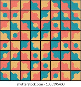 Abstract Geometric Pattern generative computational art illustration