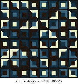 Abstract Geometric Pattern generative computational art illustration
