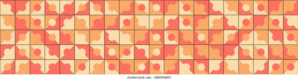 Abstract Geometric Pattern generative computational art illustration