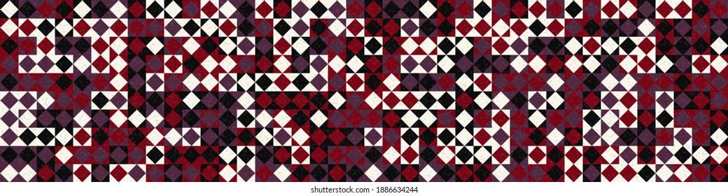 Abstract Geometric Pattern generative computational art illustration