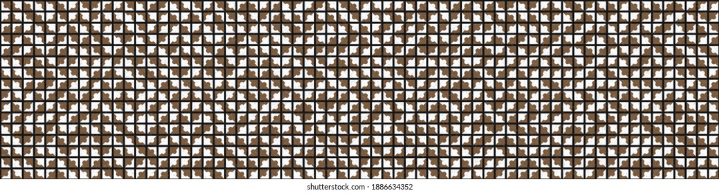 Abstract Geometric Pattern generative computational art illustration