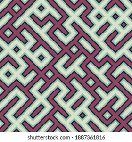 Abstract Geometric Pattern generative computational art illustration