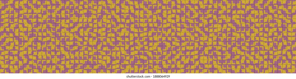 Abstract Geometric Pattern generative computational art illustration