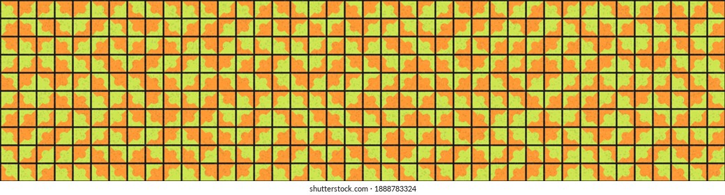 Abstract Geometric Pattern generative computational art illustration