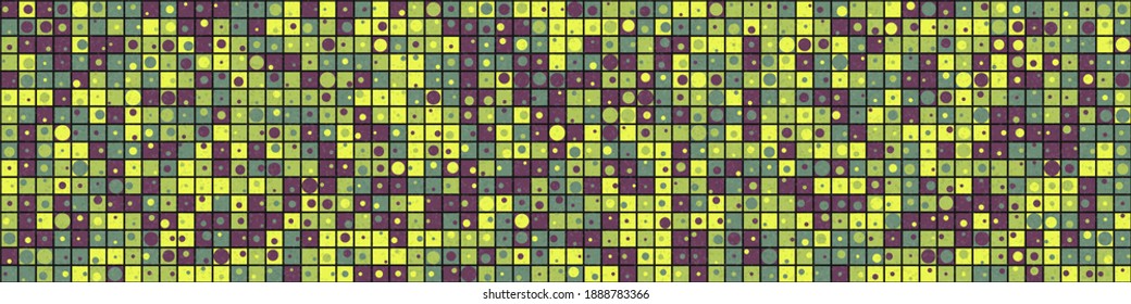 Abstract Geometric Pattern generative computational art illustration