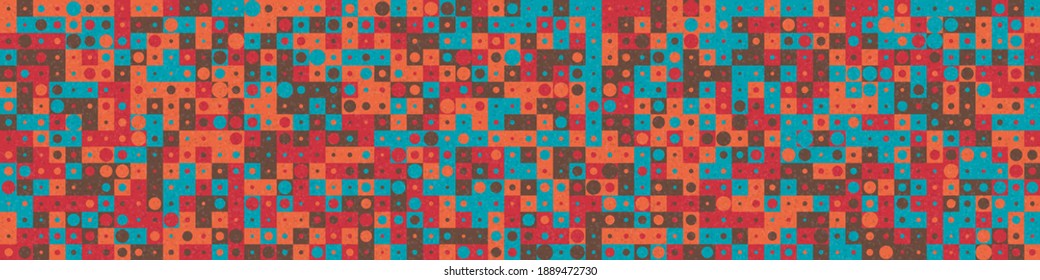 Abstract Geometric Pattern generative computational art illustration
