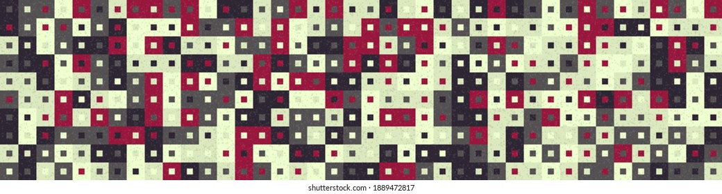 Abstract Geometric Pattern generative computational art illustration