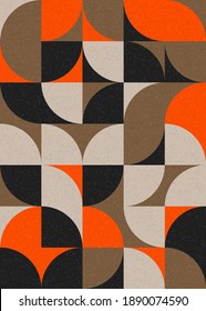 Abstract Geometric Pattern generative computational art illustration