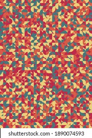 Abstract Geometric Pattern generative computational art illustration