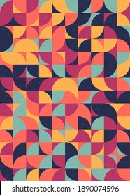 Abstract Geometric Pattern generative computational art illustration