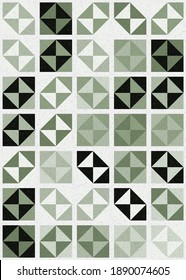 Abstract Geometric Pattern generative computational art illustration