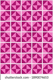 Abstract Geometric Pattern generative computational art illustration