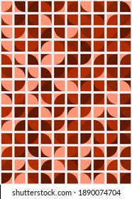 Abstract Geometric Pattern generative computational art illustration