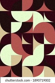 Abstract Geometric Pattern generative computational art illustration