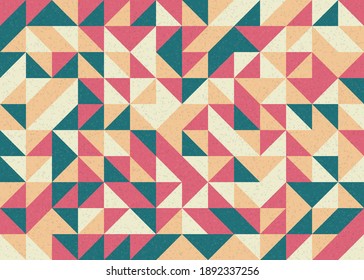 Abstract Geometric Pattern generative computational art illustration
