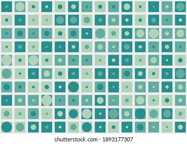 Abstract Geometric Pattern generative computational art illustration