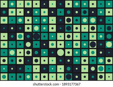 Abstract Geometric Pattern generative computational art illustration