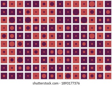 Abstract Geometric Pattern generative computational art illustration