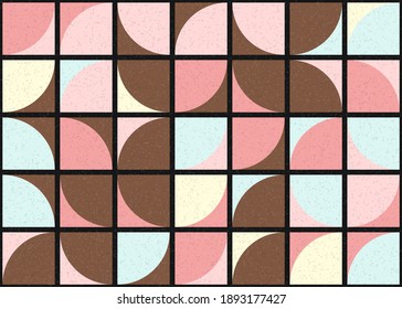 Abstract Geometric Pattern generative computational art illustration