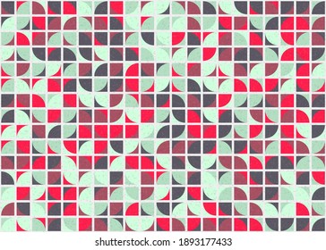 Abstract Geometric Pattern generative computational art illustration