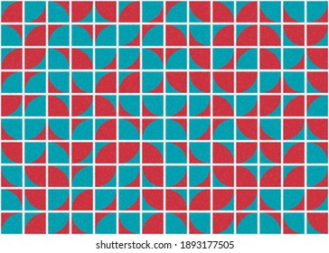Abstract Geometric Pattern generative computational art illustration