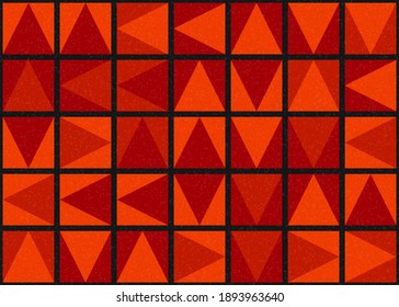 Abstract Geometric Pattern generative computational art illustration