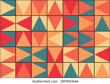 Abstract Geometric Pattern generative computational art illustration