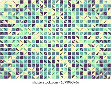 Abstract Geometric Pattern generative computational art illustration