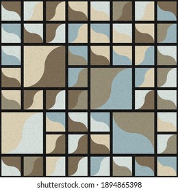 Abstract Geometric Pattern generative computational art illustration