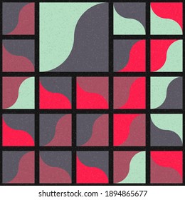 Abstract Geometric Pattern generative computational art illustration