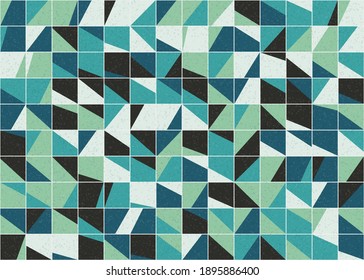 Abstract Geometric Pattern generative computational art illustration