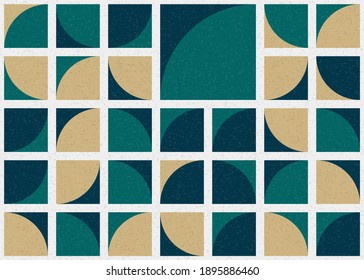 Abstract Geometric Pattern generative computational art illustration