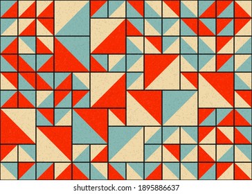 Abstract Geometric Pattern generative computational art illustration