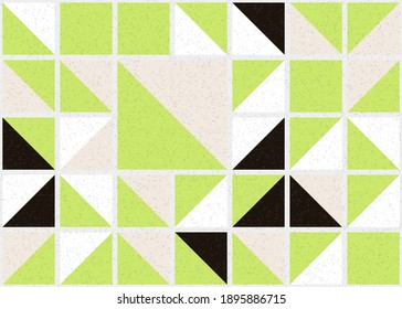 Abstract Geometric Pattern generative computational art illustration