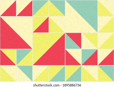 Abstract Geometric Pattern generative computational art illustration