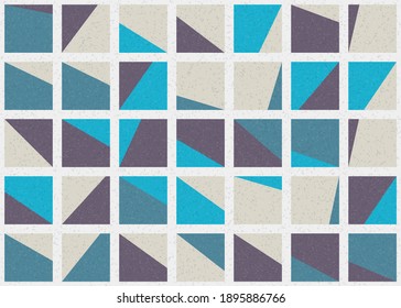 Abstract Geometric Pattern generative computational art illustration