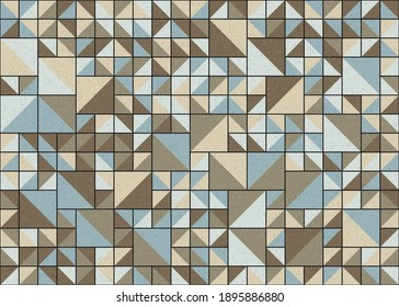 Abstract Geometric Pattern generative computational art illustration